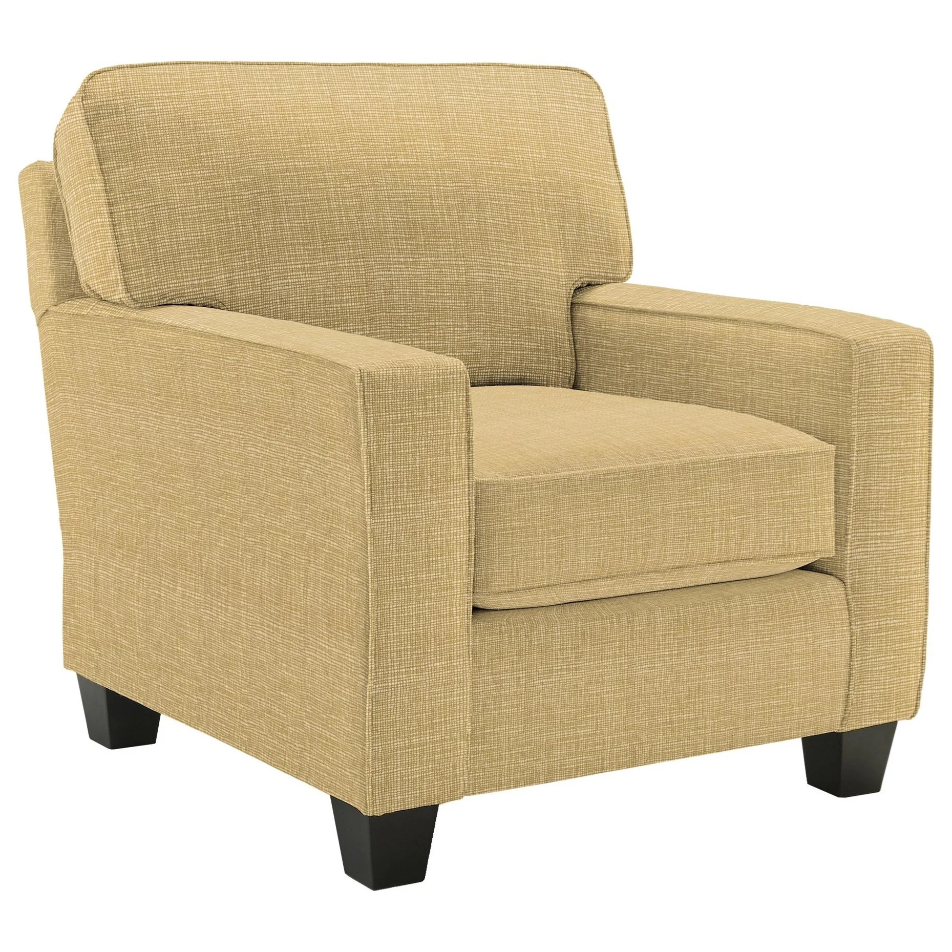 Best Home Furnishings Annabel C82 Customizable Contemporary Chair with Track Arms and Tapered